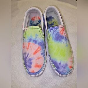 NWB Nike Tie-Dye Slip-On Athleisure Whimsy Sneakers